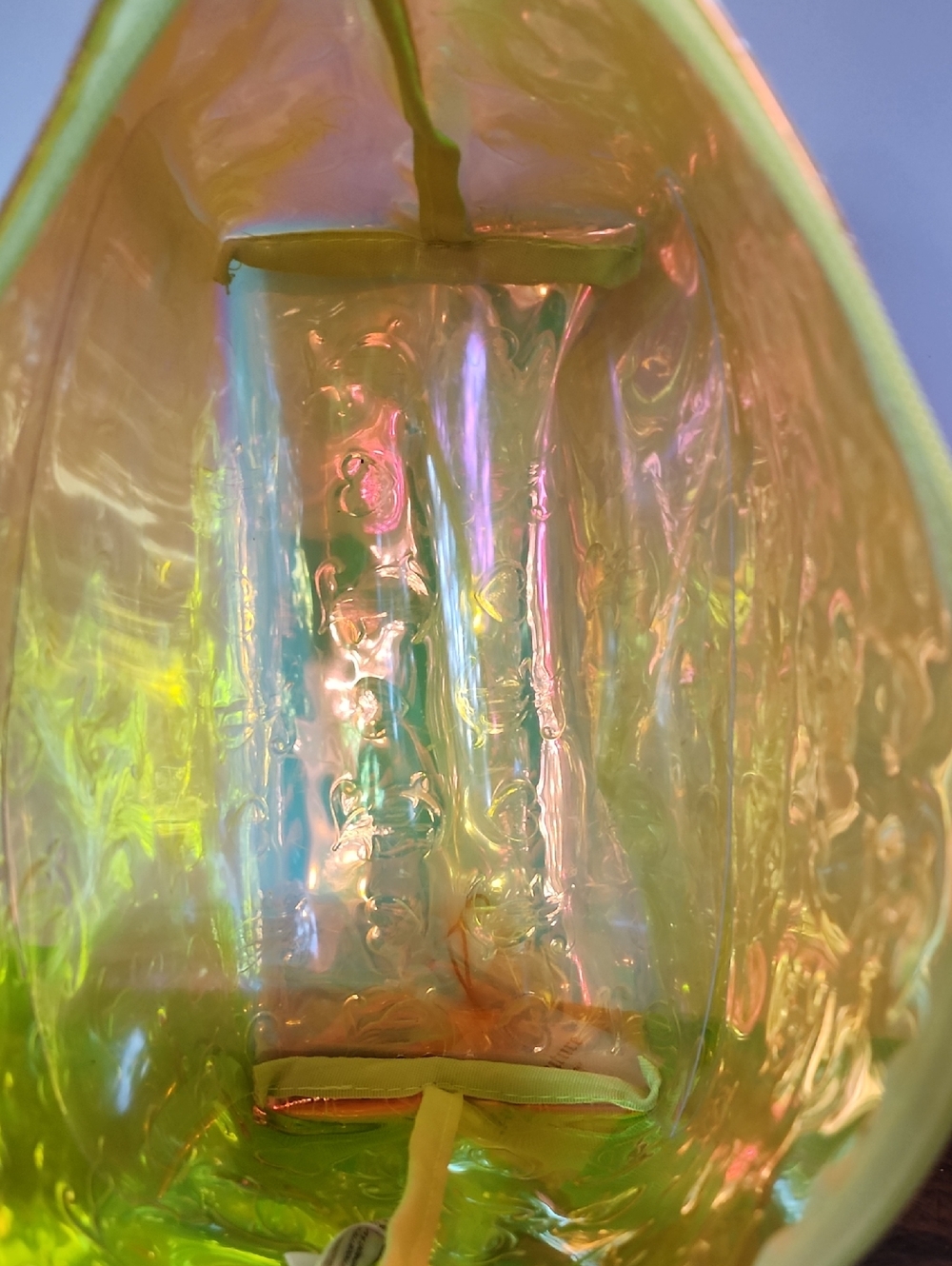 Juicy Couture Iridescent Green-Gold Holographic Pouch - Picture 6 of 7